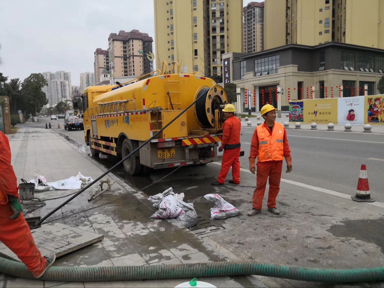 锦州排污管道清淤-管道清洗